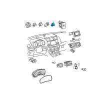 OEM 2015 Toyota RAV4 Tail Gate Switch Diagram - 84930-0R011