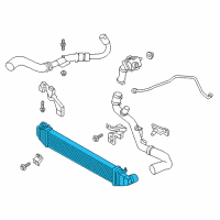 OEM 2014 Ford Fiesta Intercooler Diagram - C1BZ-6K775-B