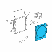 OEM Ford Ranger Fan Shroud Diagram - 1L2Z-8146-FA