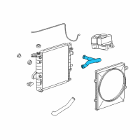 OEM Mercury Upper Hose Diagram - 4L5Z-8260-BA