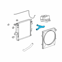 OEM 2005 Ford Explorer Sport Trac Upper Hose Diagram - 4L5Z-8260-BA