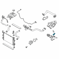 OEM 2016 Ford Escape Temperature Sensor Diagram - 7M5Z-12A648-B