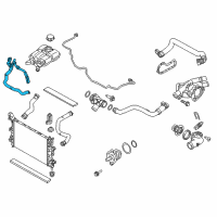 OEM 2018 Ford Focus Overflow Hose Diagram - DV6Z-8075-L