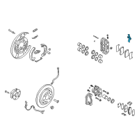 OEM 2011 Hyundai Genesis Coupe Spring-Pad Diagram - 58144-2M702