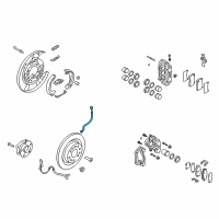 OEM 2012 Hyundai Genesis Coupe Hose Assembly-Brake, LH Diagram - 58742-2M000