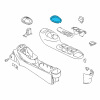 OEM Nissan Juke FINISHER - Console Indicator Diagram - 96941-1KK0A