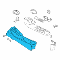 OEM Nissan Juke Console Floor BRN Diagram - 96910-1KK0A