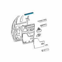 OEM Ford E-150 Econoline Club Wagon Belt Weatherstrip Diagram - 6C2Z-1521456-AA