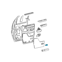 OEM Ford E-150 Econoline Courtesy Lamp Diagram - F2UZ-13776-E