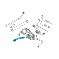 OEM BMW 645Ci Return Hose Diagram - 17-12-7-508-011