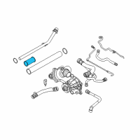 OEM 2006 BMW 550i Coolant Pipe Diagram - 11-51-1-439-976