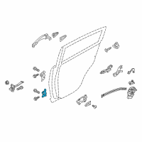 OEM 2016 Kia Sportage Hinge Assembly-Front Door LH Diagram - 793102H000