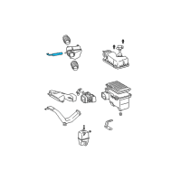 OEM Toyota Vent Hose Diagram - 12261-0A020