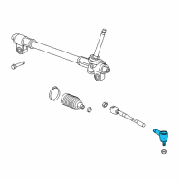 OEM 2016 Chevrolet Spark EV Outer Tie Rod Diagram - 95967285