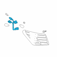 OEM 2008 Lexus ES350 Cord Diagram - 81555-33500