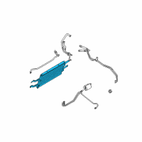 OEM Ford F-350 Super Duty Oil Cooler Diagram - 7C3Z-7A095-B