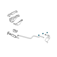 OEM 2003 Dodge Neon ISOLATOR-Exhaust Diagram - 4495951