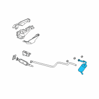 OEM 2003 Dodge Neon Exhaust Muffler Diagram - 4546968AD