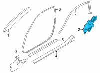 OEM Toyota GR86 Pillar Trim Diagram - SU003-09380