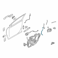 OEM 2006 Mercury Montego Lock Rod Knob Diagram - 5G1Z-5421851-AA