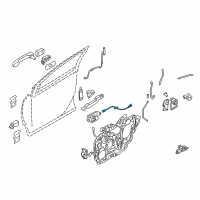 OEM Mercury Actuator Cable Diagram - 5F9Z-74221A00-AA