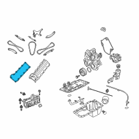 OEM Ram Dakota Gasket-Cylinder Head Cover Diagram - 53022009AA