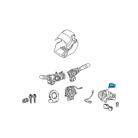 OEM Pontiac Vibe Solenoid Diagram - 19183823