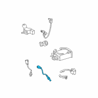 OEM 2012 Toyota Sequoia Rear Oxygen Sensor Diagram - 89465-0C190