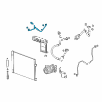 OEM 2016 Cadillac CT6 Discharge Hose Diagram - 23359303