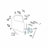 OEM 1994 Ford Crown Victoria Handle Rod Diagram - F2AZ-5422153-A