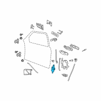 OEM Lincoln Continental Actuator Diagram - YW7Z-54218A42-A