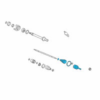 OEM Honda CR-V Set, Outboard Join Diagram - 44014-SXS-A02