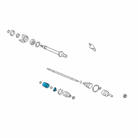 OEM 2007 Honda CR-V Joint Set, Inboard Diagram - 44310-SWA-306