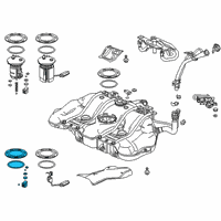 OEM 2019 Honda Insight Set, Pressure Regulator Assembly Diagram - 17049-TXM-A00