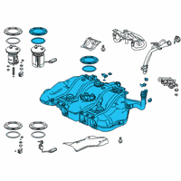 OEM Honda Insight Set, Fuel Tank Complete Diagram - 17044-TXM-A04