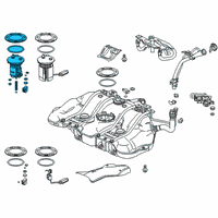 OEM 2020 Honda Insight SET, FUEL STRAINER Diagram - 17048-TXM-A00