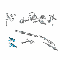 OEM Toyota RAV4 Boot Kit Diagram - 04429-0E011