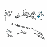 OEM 2015 Toyota Venza Differential Case Diagram - 41301-48060