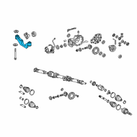 OEM 2015 Toyota Highlander Front Mount Diagram - 52380-0E020