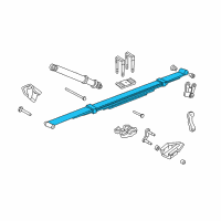 OEM 1995 Dodge B3500 Spring-Rear-1800 Diagram - 4228429