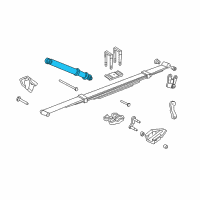 OEM 2000 Dodge Ram 3500 Van ABSORBER-Suspension Diagram - 52106312AC