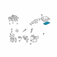 OEM Honda CR-V Element Assembly, Air Cleaner Diagram - 17220-RZA-000