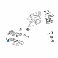 OEM 2003 Lexus IS300 TACHOMETER, Engine Diagram - 83881-53430