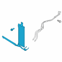 OEM Kia Cooler Assembly-Oil Diagram - 254602J200