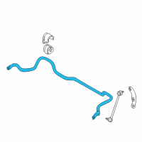 OEM 2002 BMW M5 Stabilizer, Front Diagram - 31-35-2-229-080