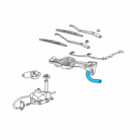 OEM Ford Thunderbird Tube Assembly Diagram - XW4Z-17A605-CA