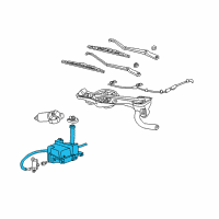 OEM 2005 Ford Thunderbird Washer Reservoir Diagram - 1W6Z-17618-AA