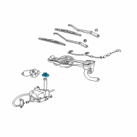 OEM Ford Thunderbird Washer Reservoir Cap Diagram - YS8Z17632AA