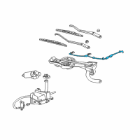 OEM 2003 Ford Thunderbird Hose Diagram - 2W6Z-17A605-AA