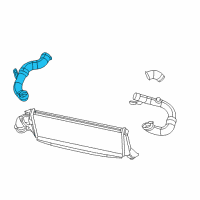 OEM Dodge Caliber Hose-INTERCOOLER Inlet Diagram - 5037921AE